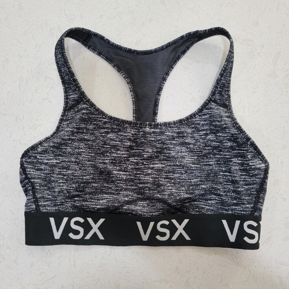 VICTORIA’S Secret VSX Logo Racerback Sports Bra Sz M